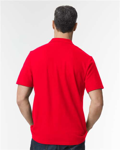 Gildan Unisex Softstyle® Pique Polo | Red - Back