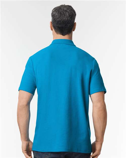 Gildan Unisex Softstyle® Pique Polo | Sapphire - Back
