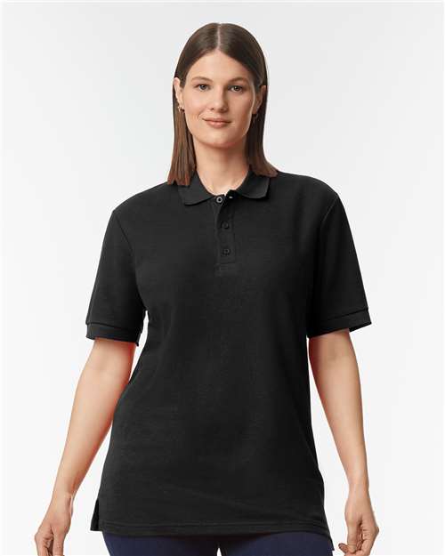 Gildan Hammer™ Pique Polo | Black - Front