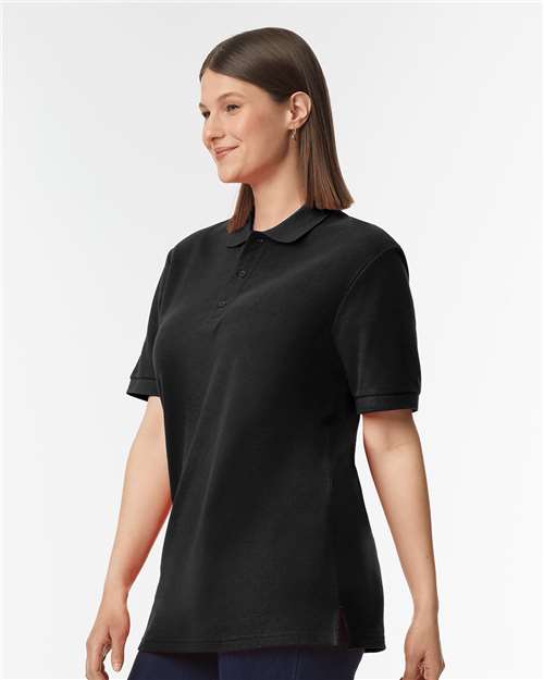 Gildan Hammer™ Pique Polo | Black - Side