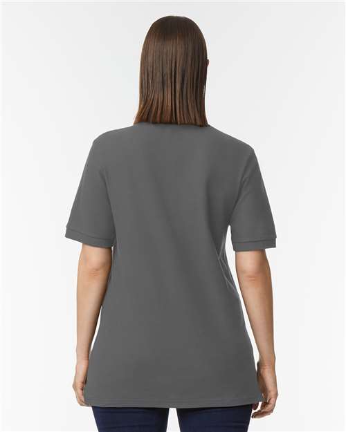Gildan Hammer™ Pique Polo | Charcoal - Back