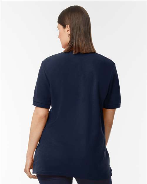Gildan Hammer™ Pique Polo | Navy - Back