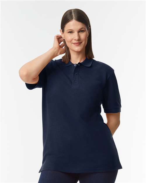 Gildan Hammer™ Pique Polo | Navy - Front