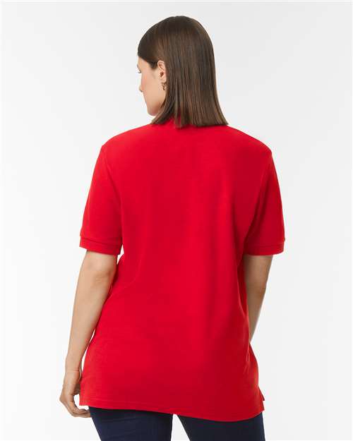 Gildan Hammer™ Pique Polo | Red - Back