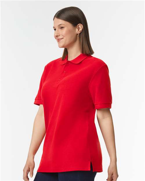 Gildan Hammer™ Pique Polo | Red - Side