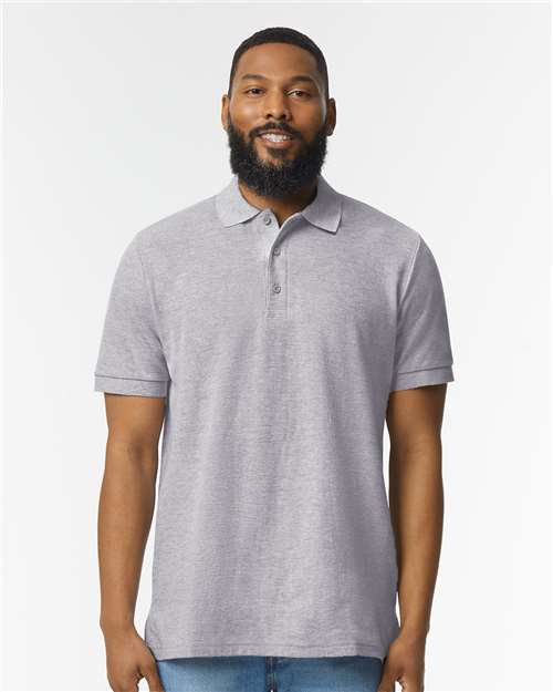 Gildan Hammer™ Pique Polo | Sport Grey - Front