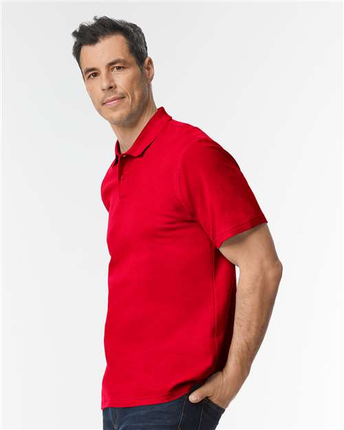 Gildan Unisex Softstyle® Pique Polo | Cherry Red - Side