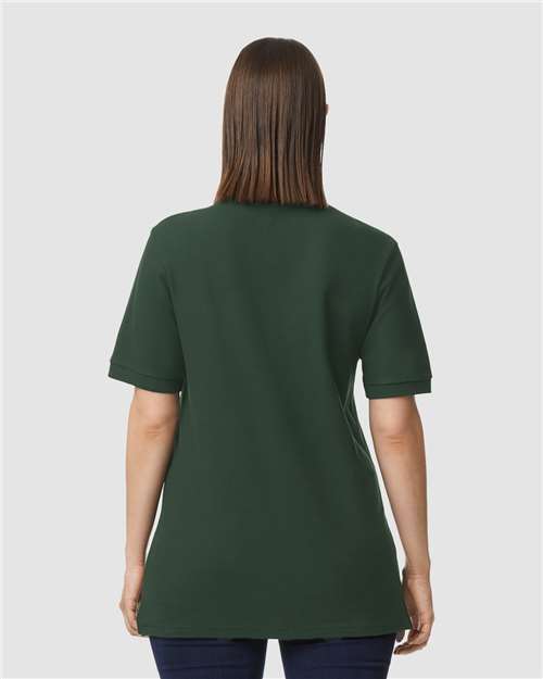 Gildan Hammer™ Pique Polo | Forest Green - Back