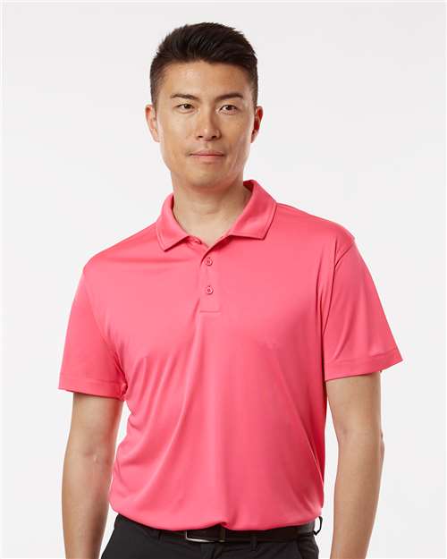 AllPro Men's Pro-Lock Performance Polo | Bright Pink - Front