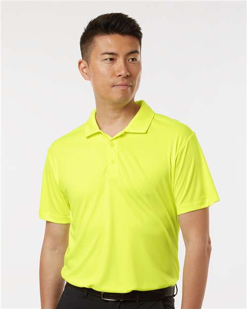 AllPro Men's Pro-Lock Performance Polo | Neon Yellow - Front