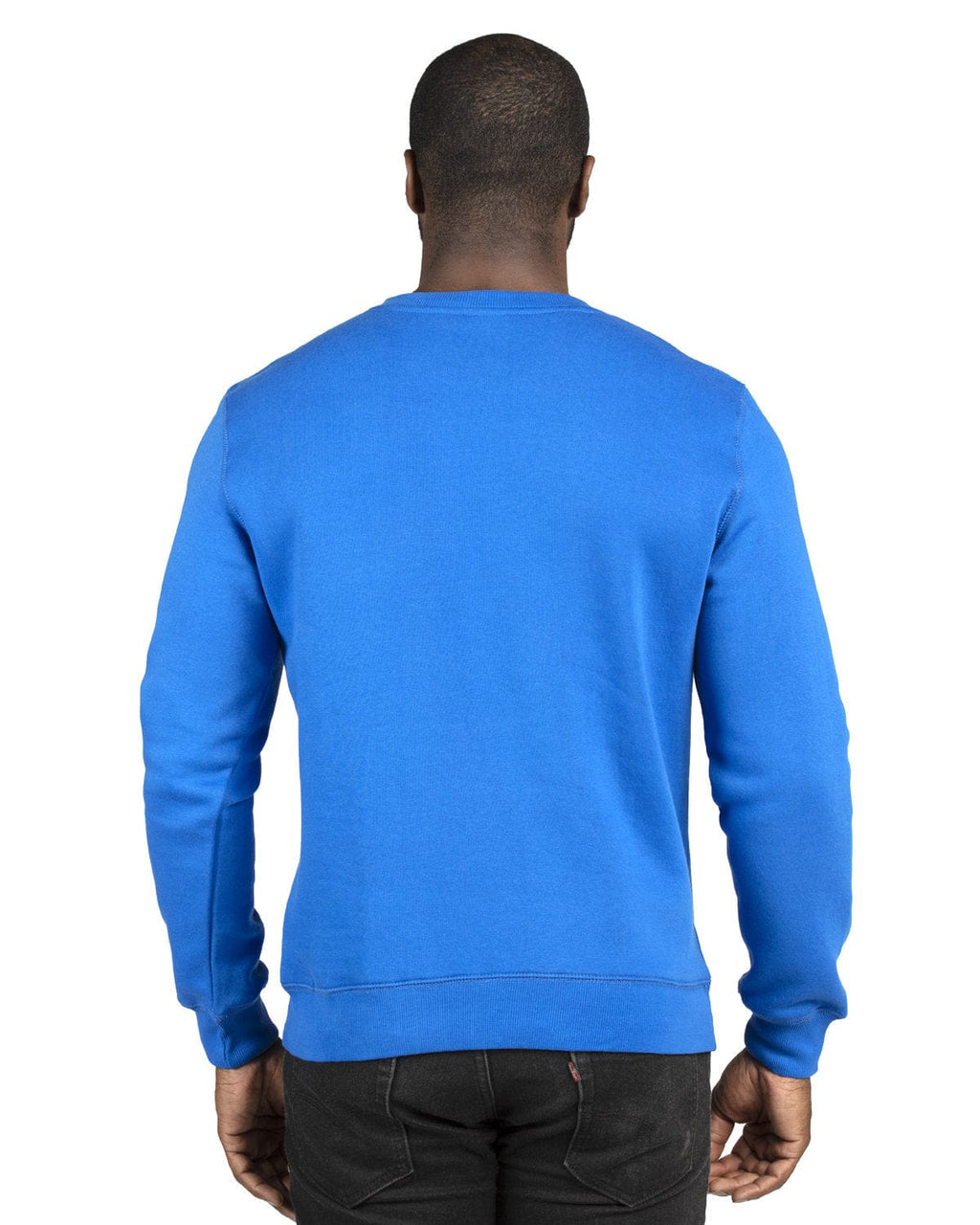 Threadfast Apparel Unisex Ultimate Crewneck Sweatshirt 320C | Royal - Back