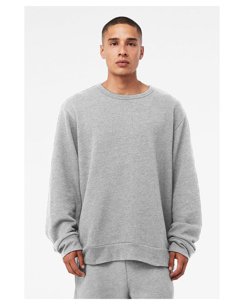 Bella+Canvas Unisex Classic Crewneck Sweatshirt 3911 | Athletic Heather - Front