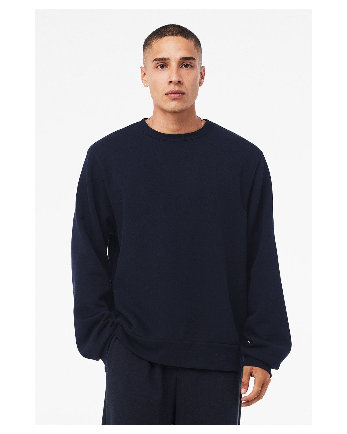 Bella+Canvas Unisex Classic Crewneck Sweatshirt 3911 | Navy - Front