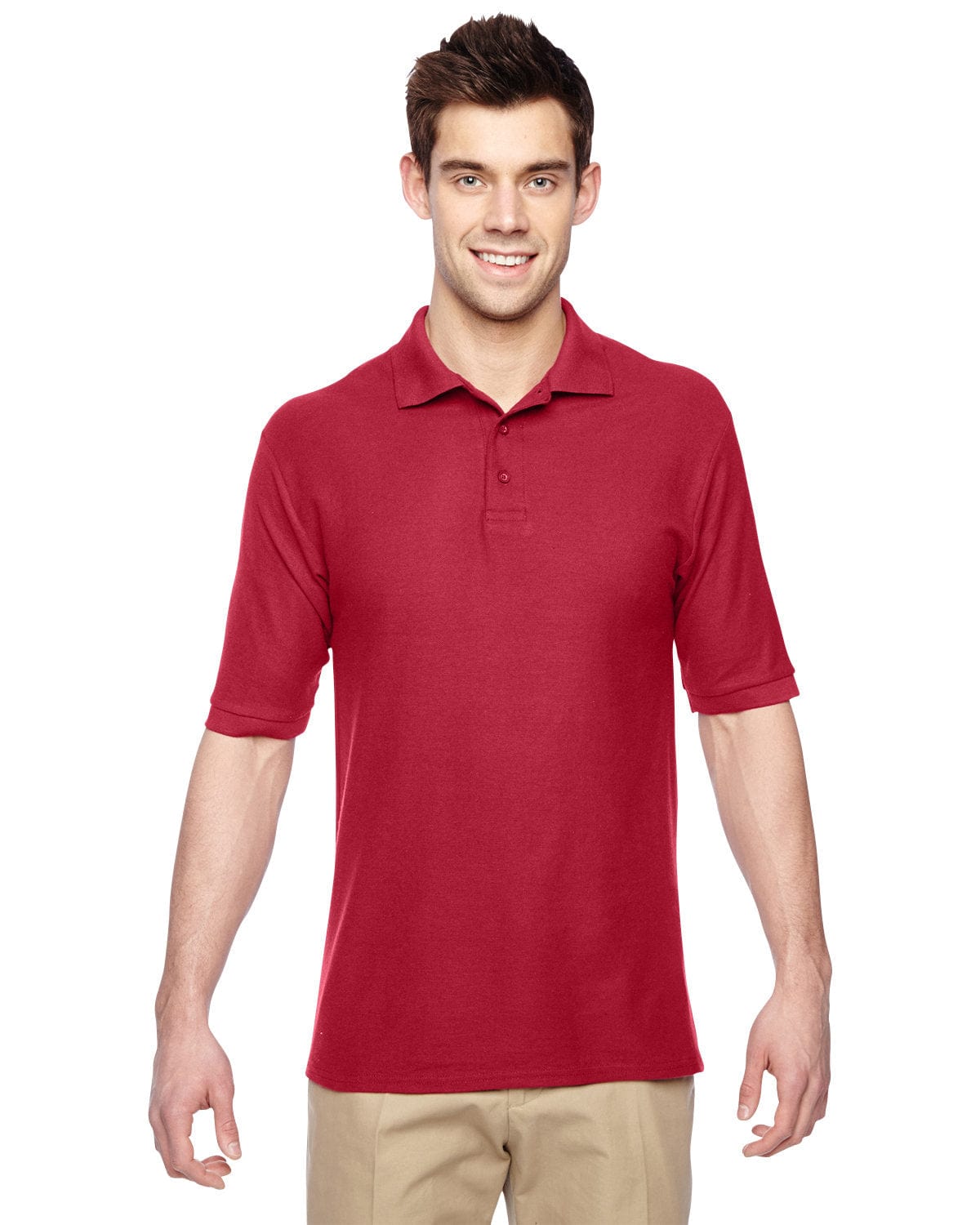 Jerzees Easy-Care Polo 537MSR | True Red - Front
