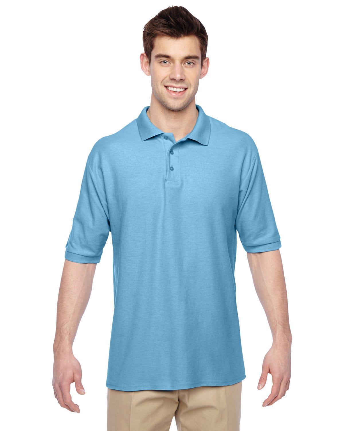 Jerzees Easy-Care Polo 537MSR | Light Blue - Front