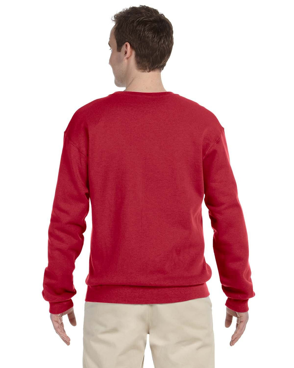 Jerzees 50/50 Crewneck Sweatshirt 562 | True Red - Back