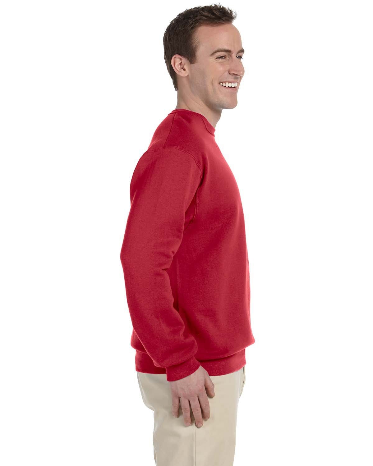 Jerzees 50/50 Crewneck Sweatshirt 562 | True Red - Side
