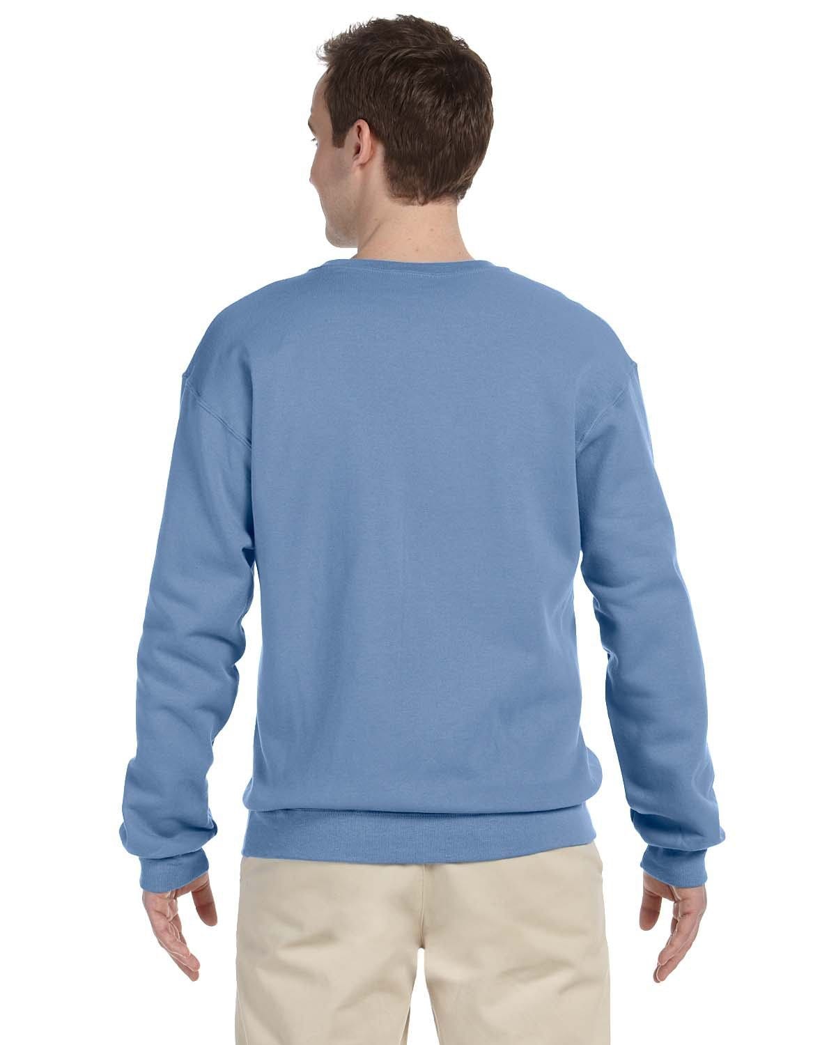 Jerzees 50/50 Crewneck Sweatshirt 562 | Light Blue - Back