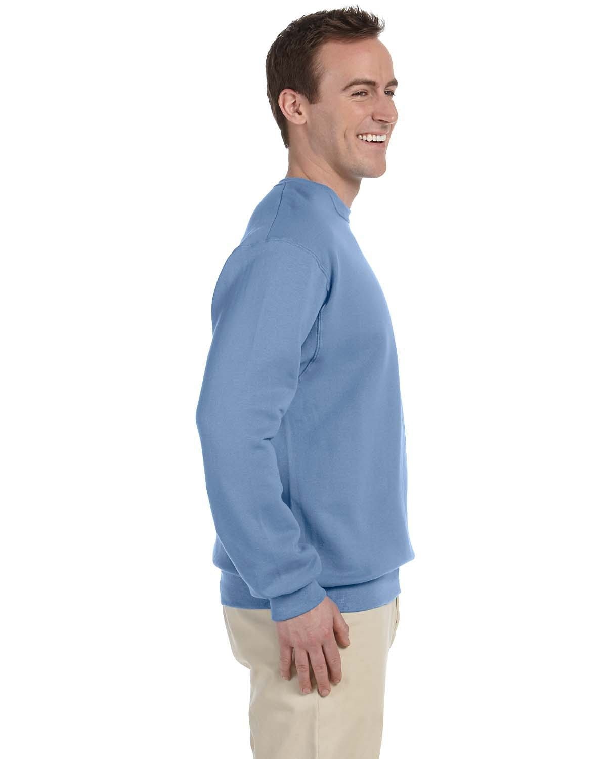 Jerzees 50/50 Crewneck Sweatshirt 562 | Light Blue - Side