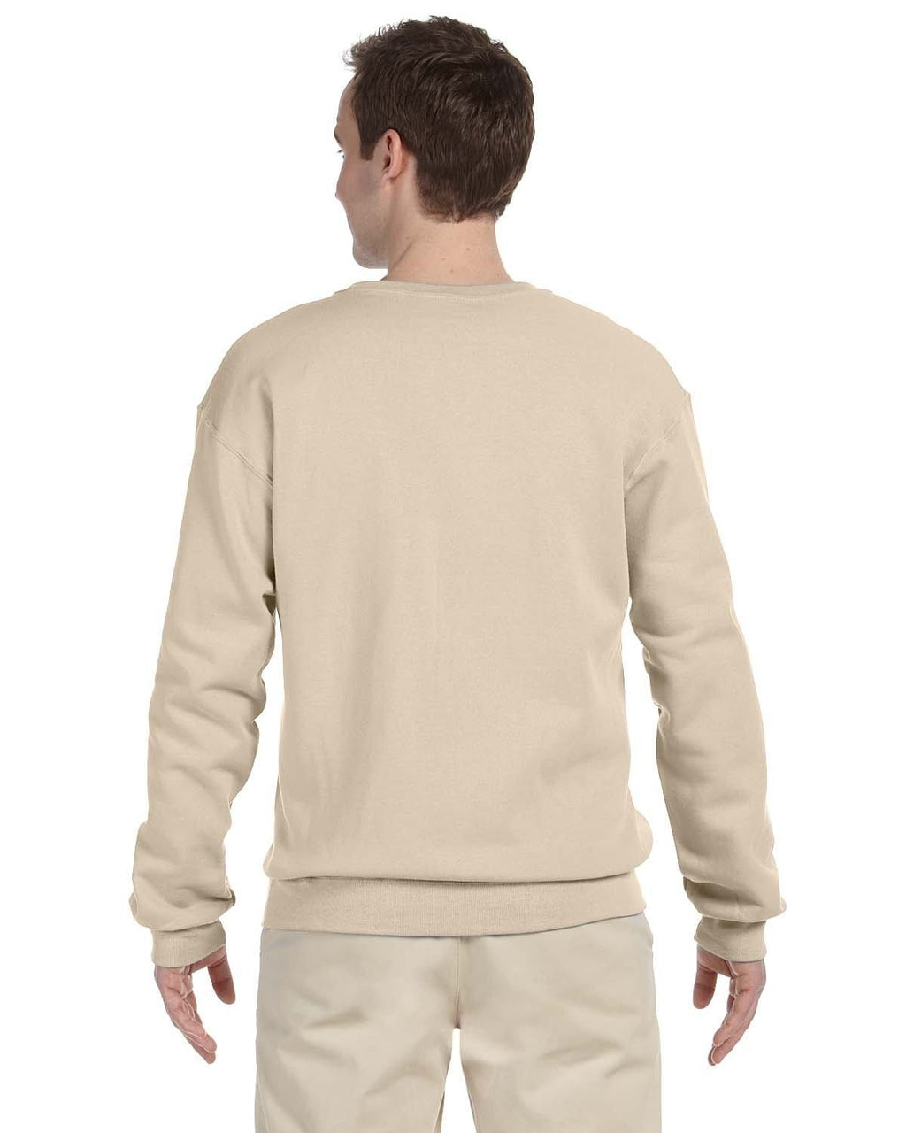 Jerzees 50/50 Crewneck Sweatshirt 562 | Sandstone - Back