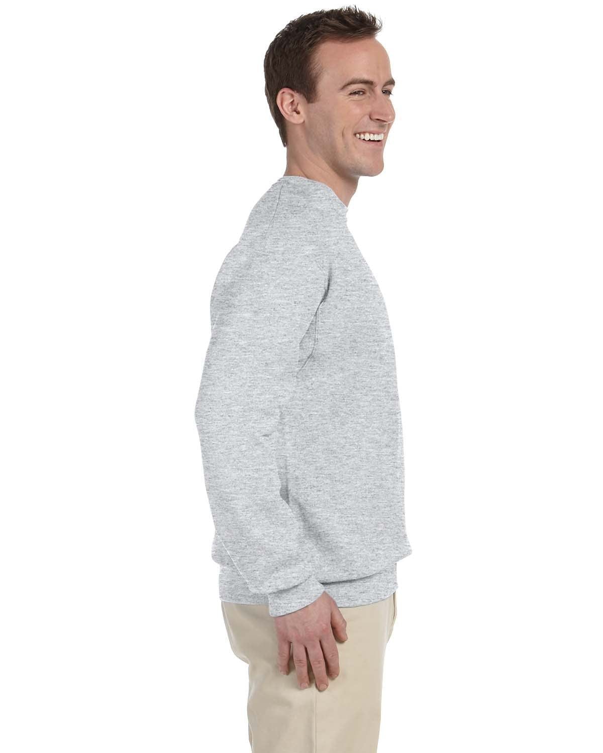 Jerzees 50/50 Crewneck Sweatshirt 562 | Ash - Side