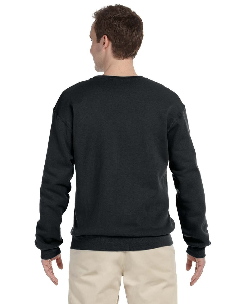 Jerzees 50/50 Crewneck Sweatshirt 562 | Black - Back