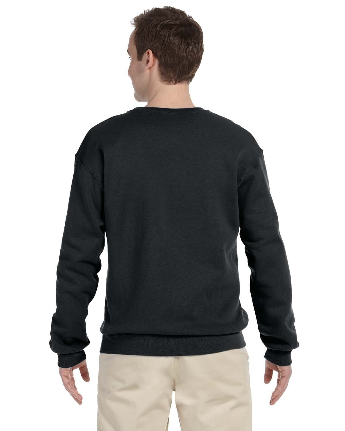 Jerzees 50/50 Crewneck Sweatshirt 562 | Black - Back