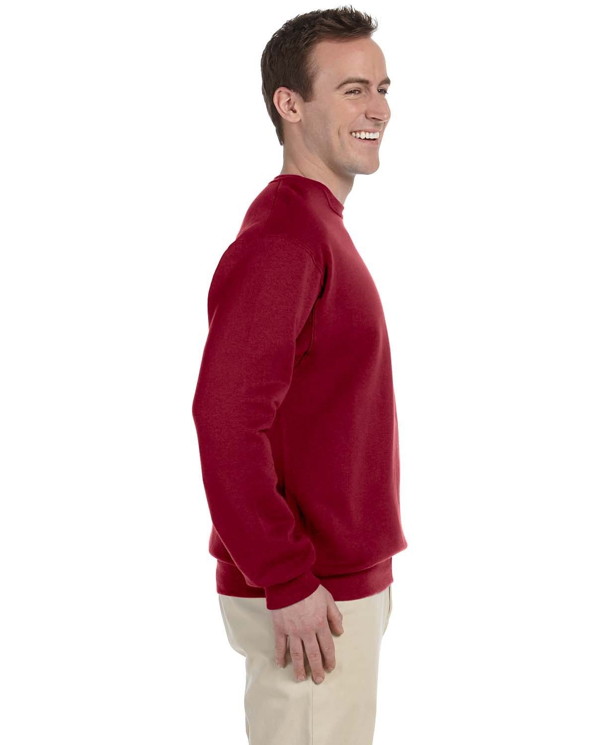 Jerzees 50/50 Crewneck Sweatshirt 562 | Cardinal - Side