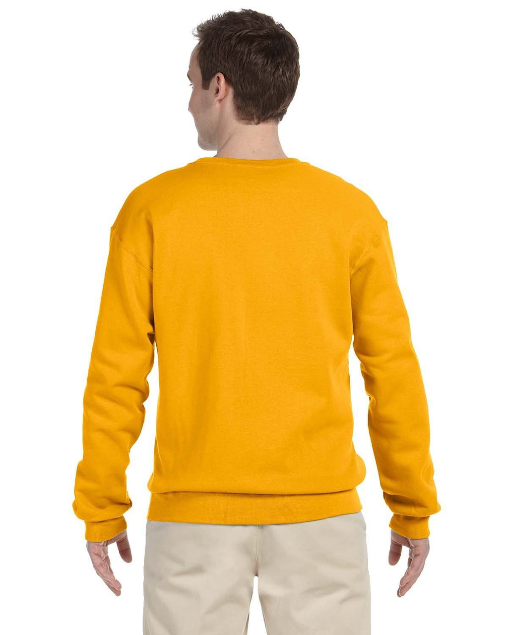 Jerzees 50/50 Crewneck Sweatshirt 562 | Gold - Back