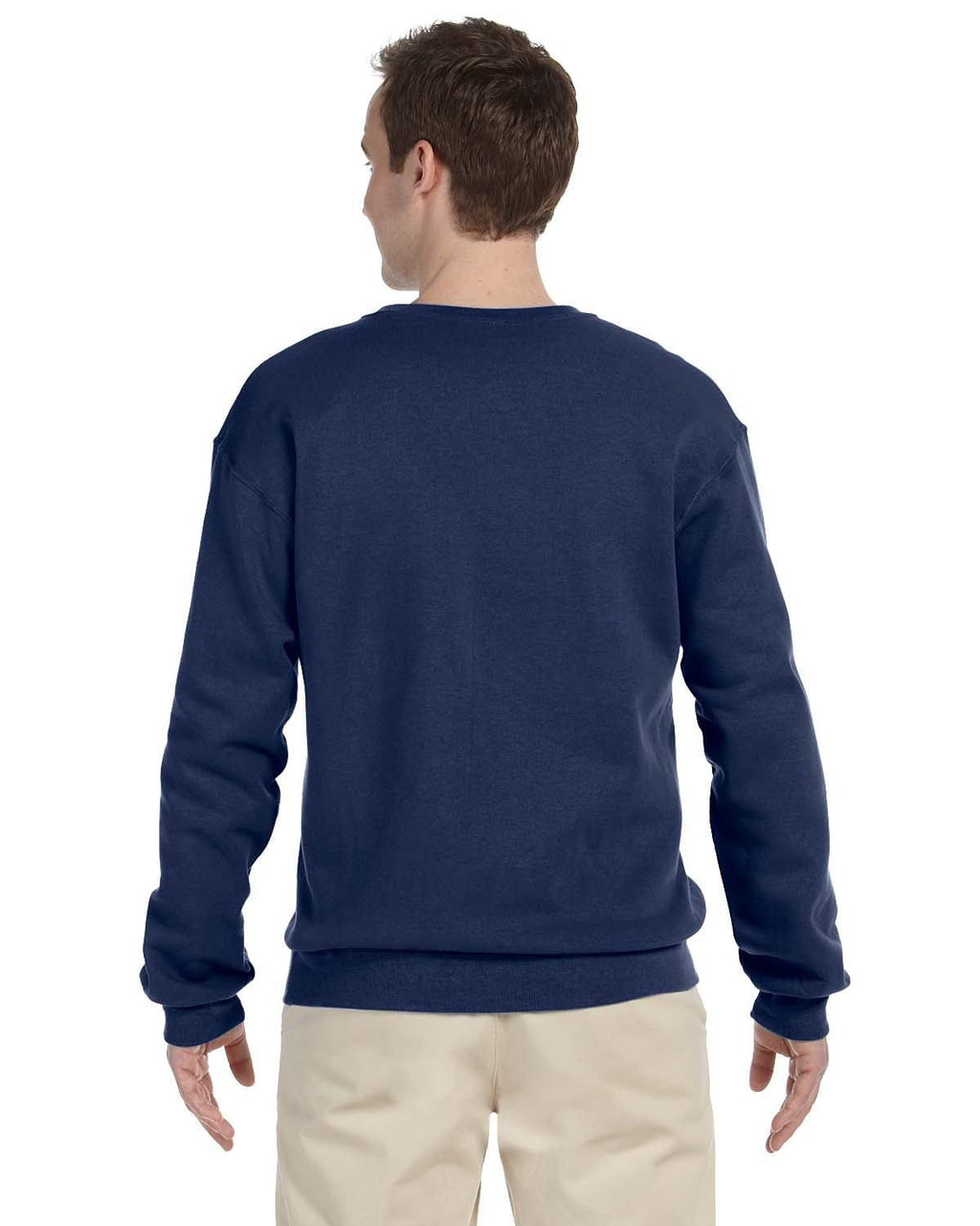Jerzees 50/50 Crewneck Sweatshirt 562 | J Navy - Back
