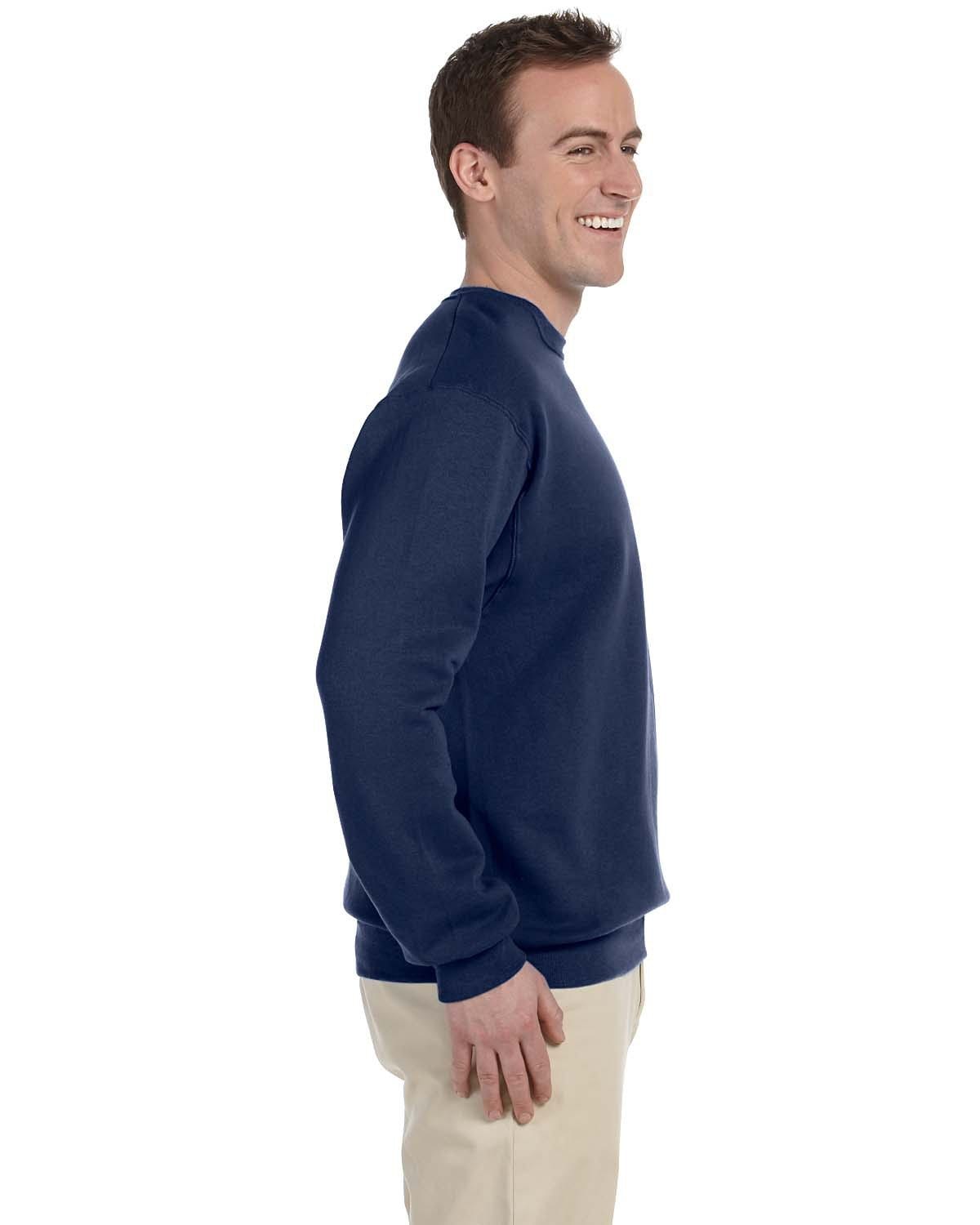 Jerzees 50/50 Crewneck Sweatshirt 562 | J Navy - Side