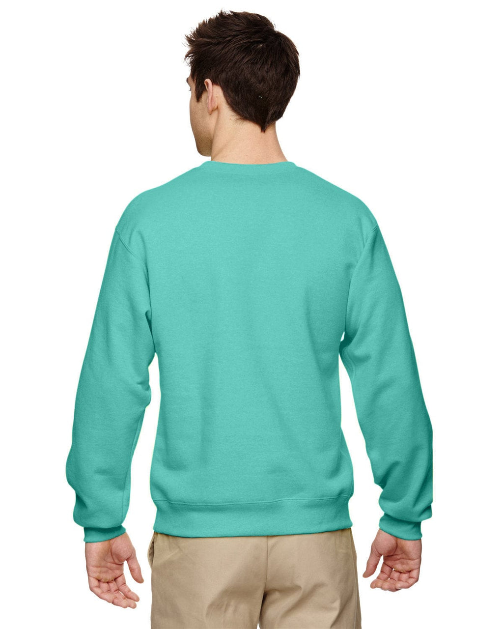 Jerzees 50/50 Crewneck Sweatshirt 562 | Cool Mint - Back