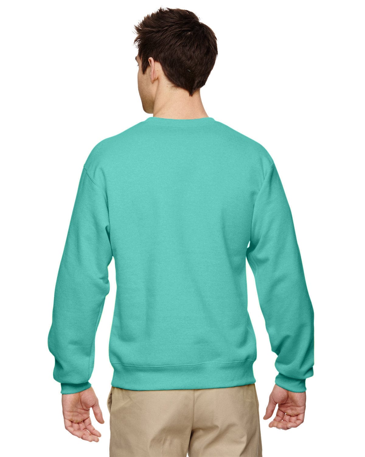 Jerzees 50/50 Crewneck Sweatshirt 562 | Cool Mint - Back