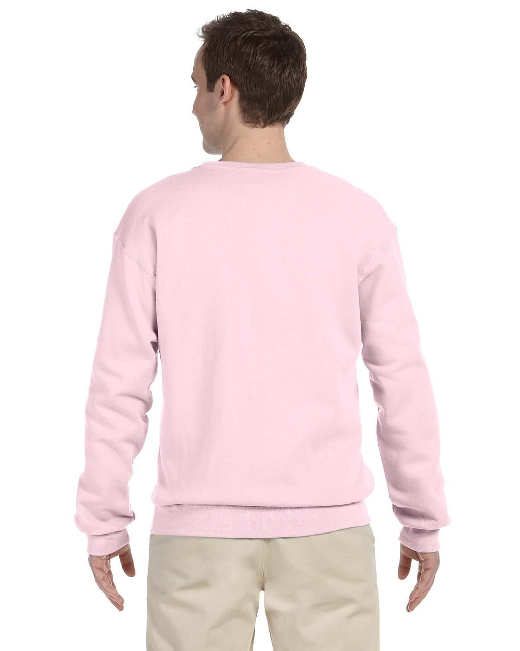 Jerzees 50/50 Crewneck Sweatshirt 562 | Classic Pink - Back