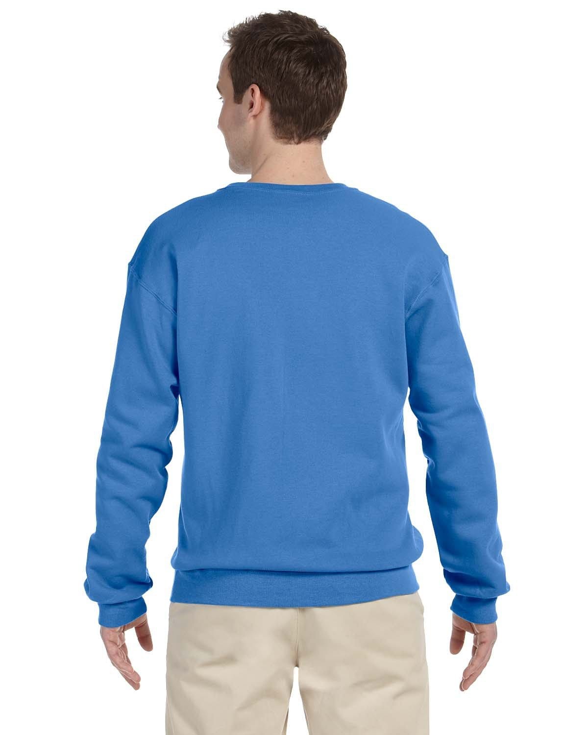 Jerzees 50/50 Crewneck Sweatshirt 562 | Columbia Blue - Back