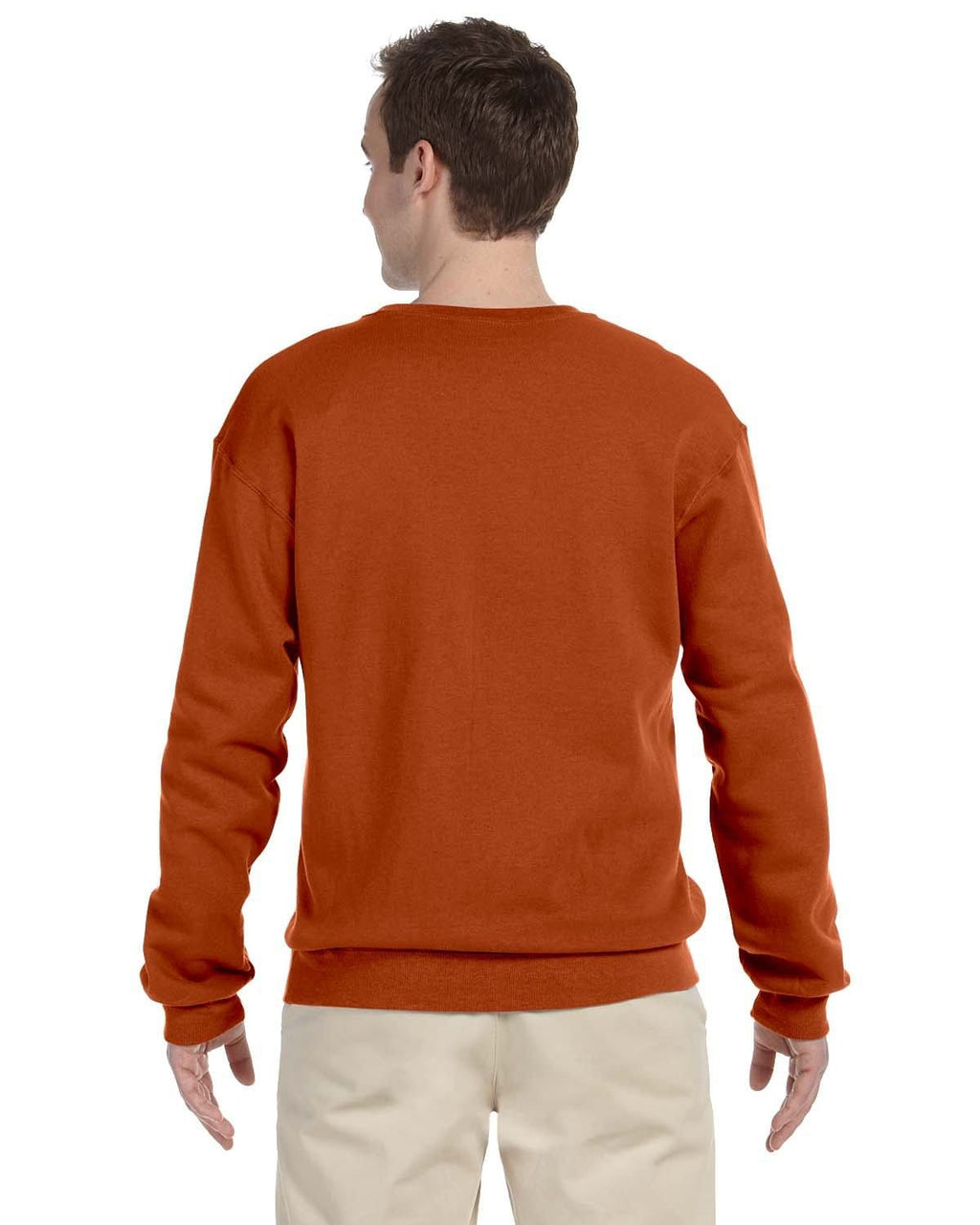 Jerzees 50/50 Crewneck Sweatshirt 562 | T.orange - Back