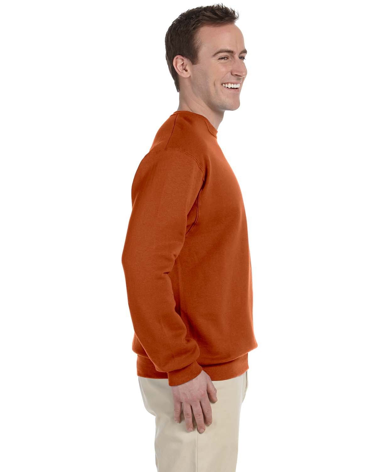 Jerzees 50/50 Crewneck Sweatshirt 562 | T.orange - Side