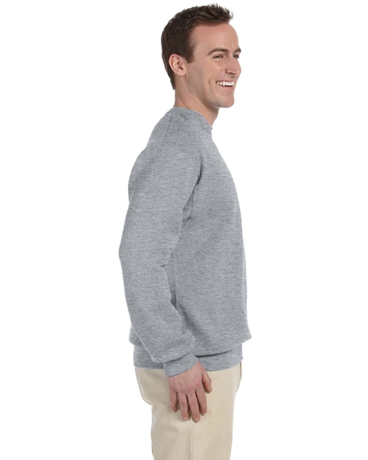 Jerzees 50/50 Crewneck Sweatshirt 562 | Athletic Heather - Side