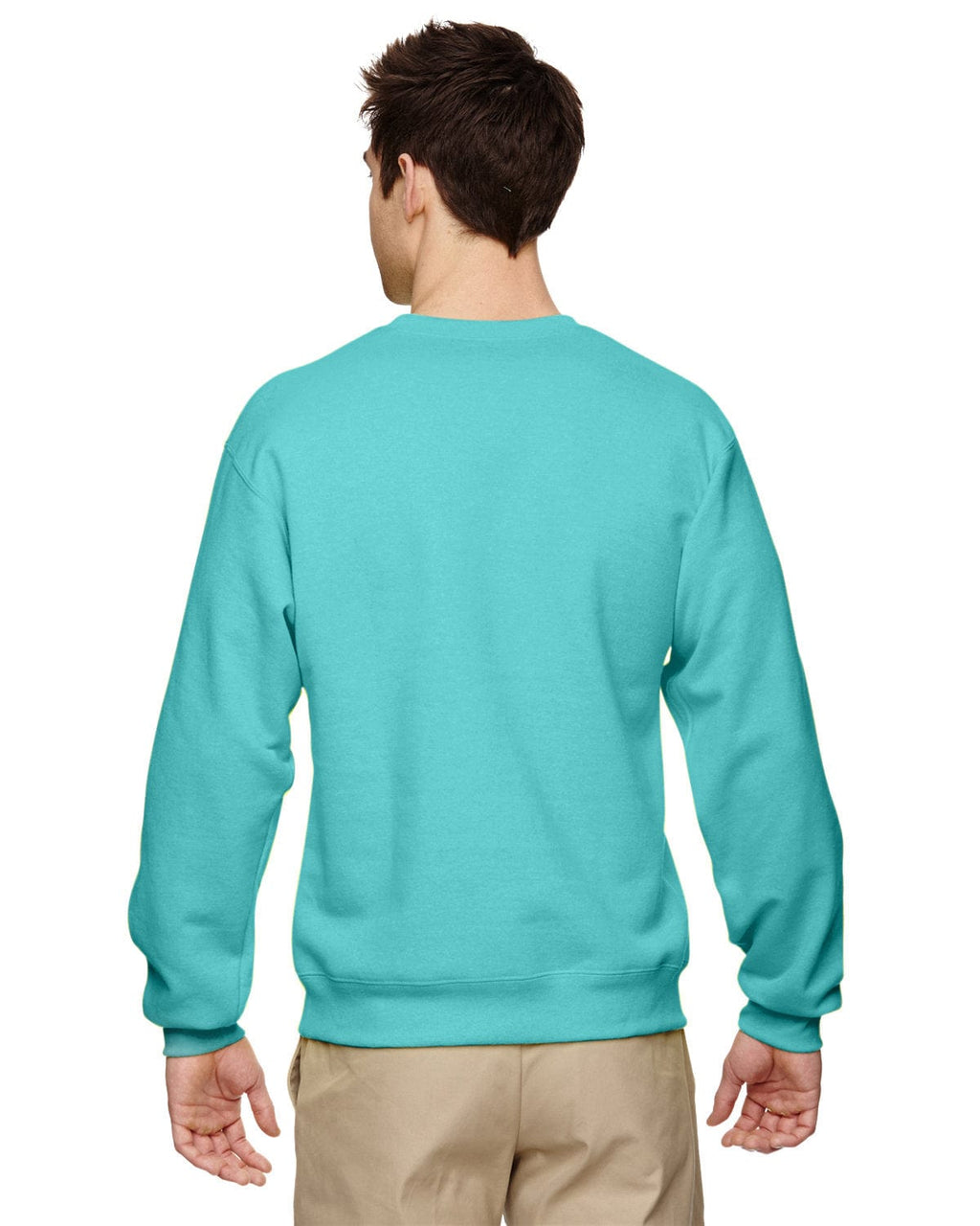 Jerzees 50/50 Crewneck Sweatshirt 562 | Scuba Blue - Back