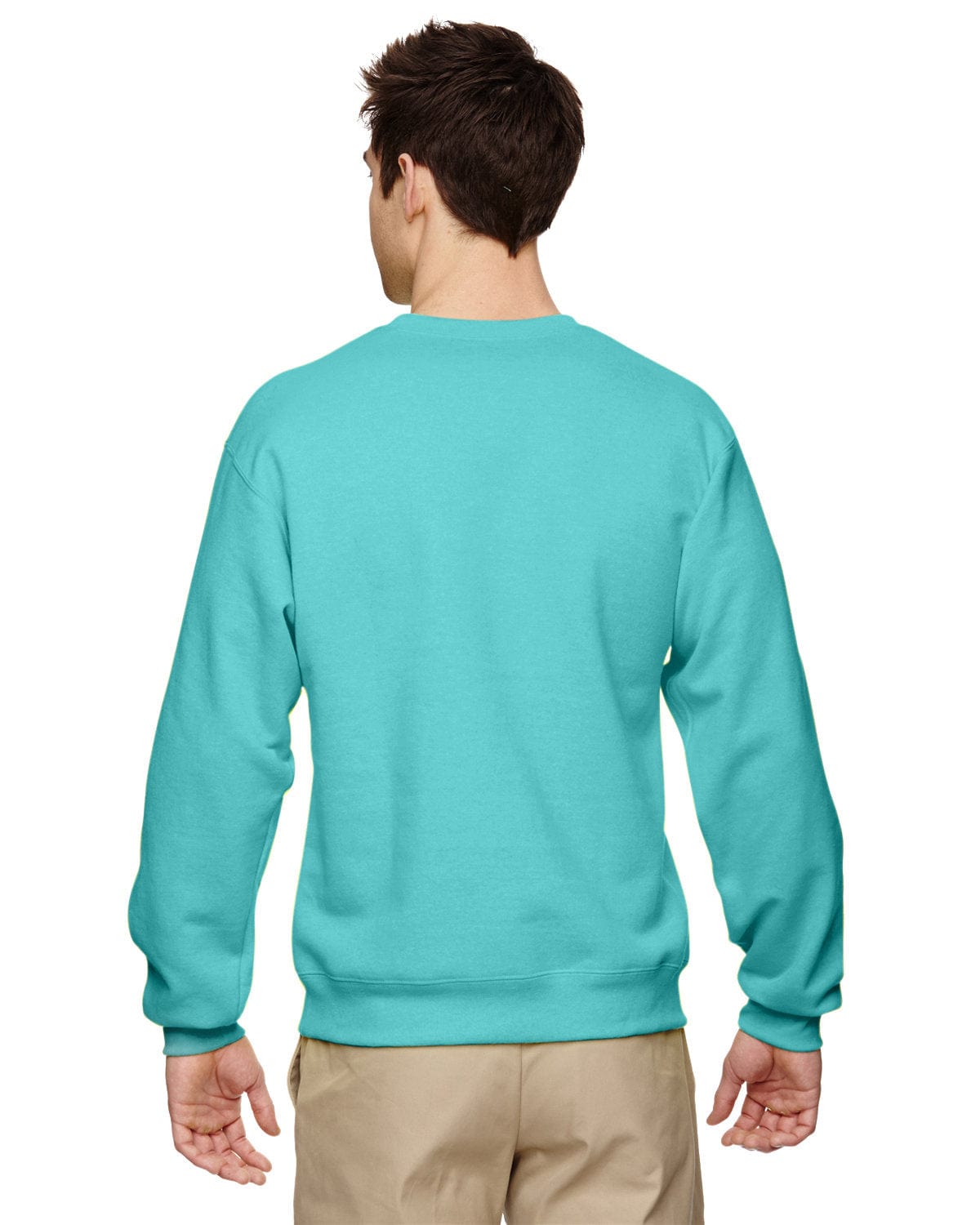 Jerzees 50/50 Crewneck Sweatshirt 562 | Scuba Blue - Back