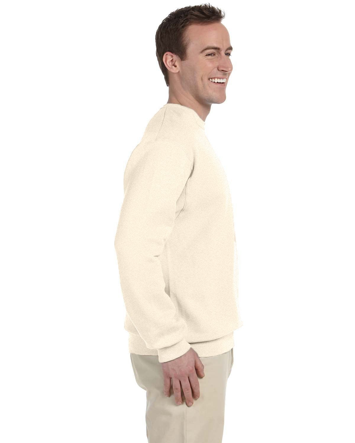 Jerzees 50/50 Crewneck Sweatshirt 562 | Sweet Cream Hth - Side