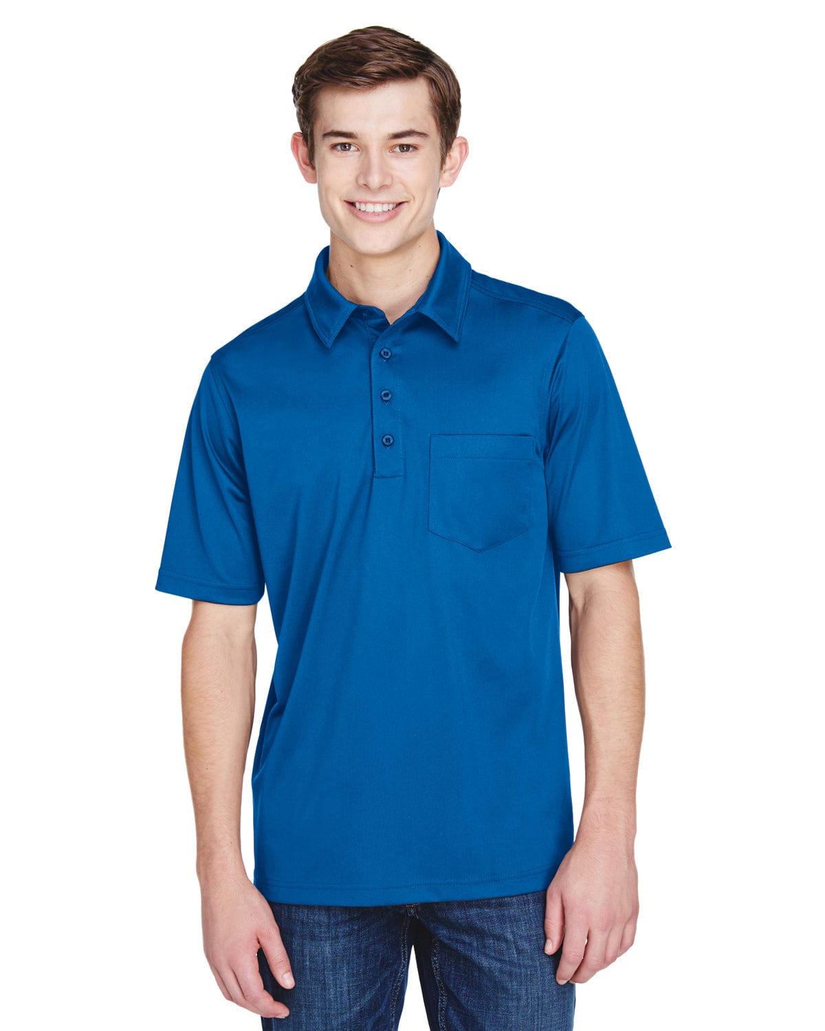 Extreme Shift Mens Snag Protection Plus Polo Shirt 85114T | True Royal - Front