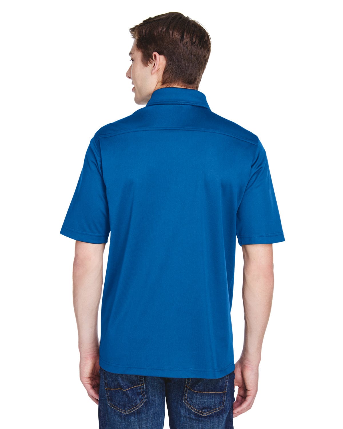Extreme Shift Mens Snag Protection Plus Polo Shirt 85114T | True Royal - Back