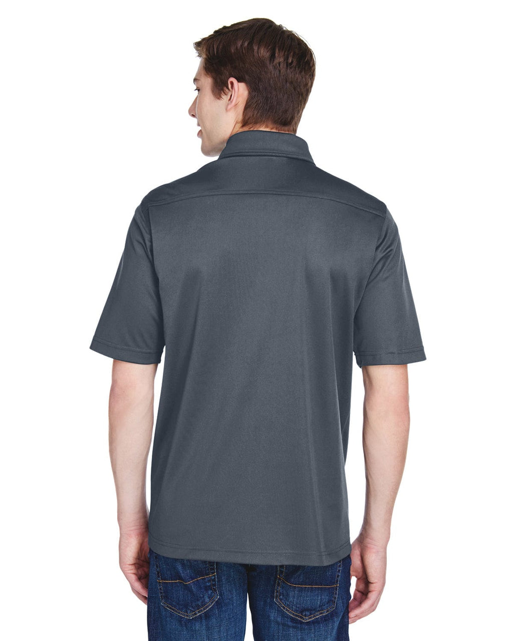 Extreme Shift Mens Snag Protection Plus Polo Shirt 85114T | Carbon - Back