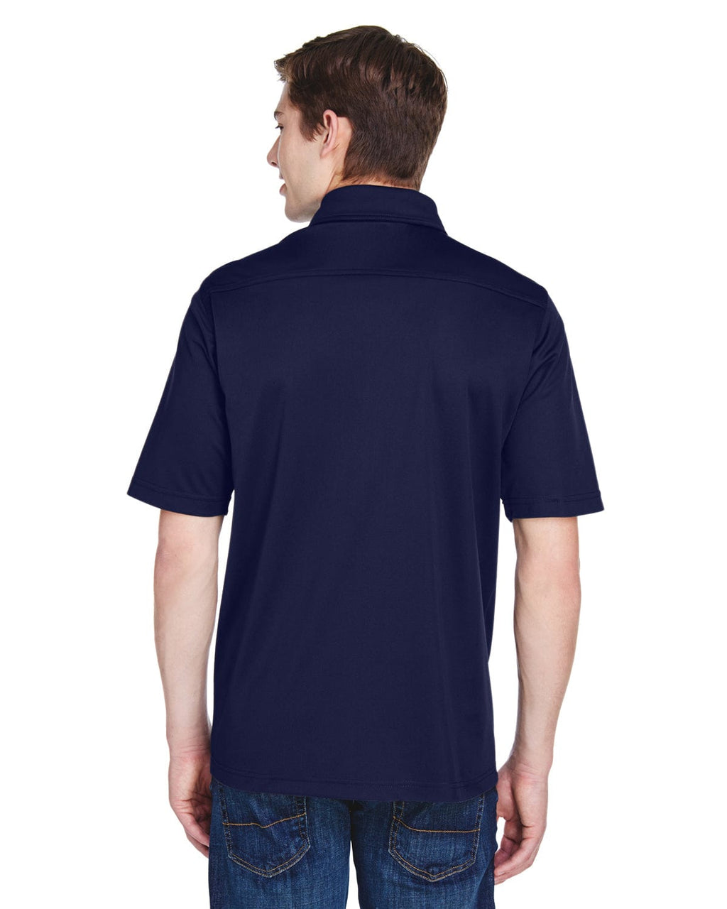 Extreme Shift Mens Snag Protection Plus Polo Shirt 85114T | Classic Navy - Back