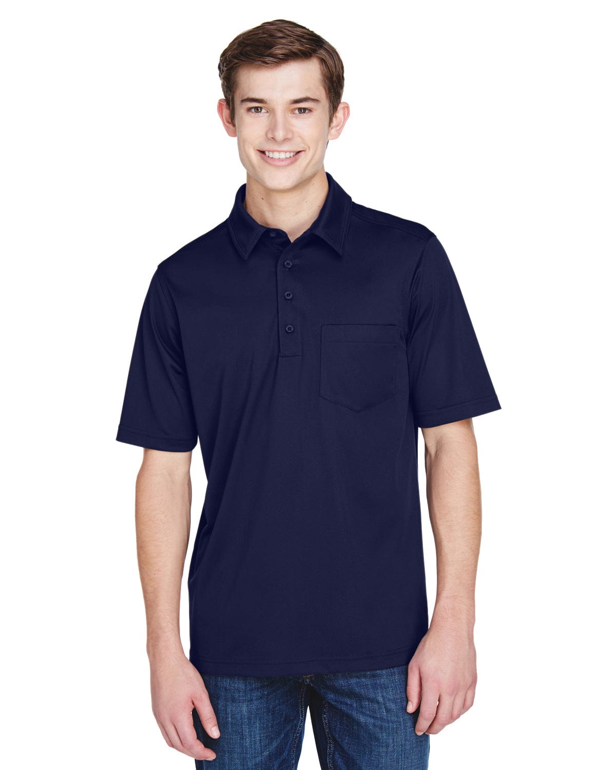 Extreme Shift Mens Snag Protection Plus Polo Shirt 85114T | Classic Navy - Front