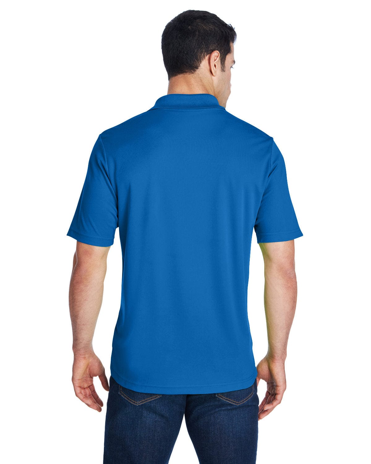 Core 365 Origin Mens Performance Pique Polo Shirt 88181 | True Royal - Back