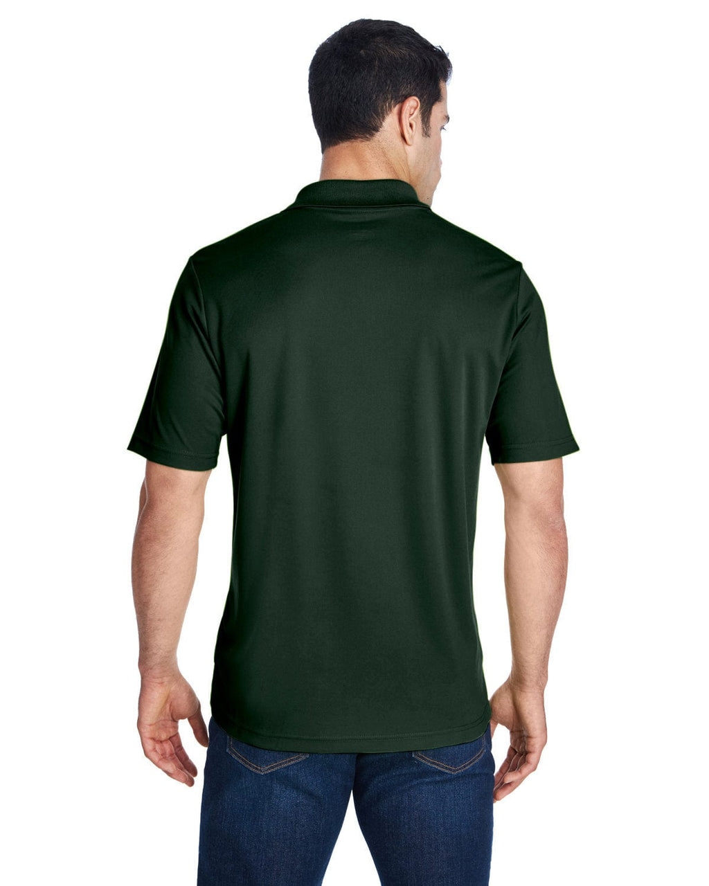 Core 365 Origin Mens Performance Pique Polo Shirt 88181 | Forest - Back