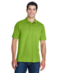 Core 365 Origin Mens Performance Pique Polo Shirt 88181 | Acid Green - Front