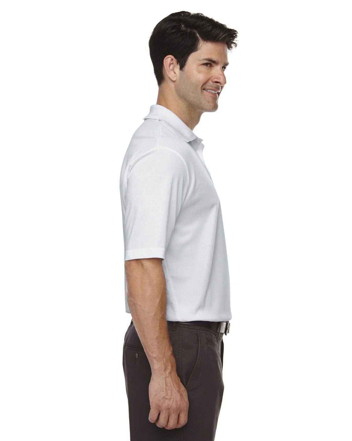 Core 365 Origin Mens Performance Pique Polo Shirt 88181 | Platinum - Side